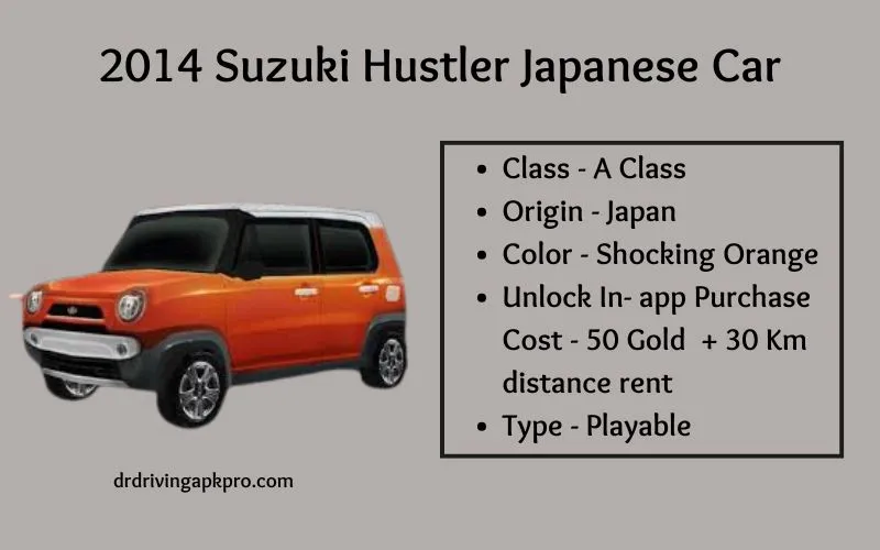 2014 Suzuki Hustler Japanese Car