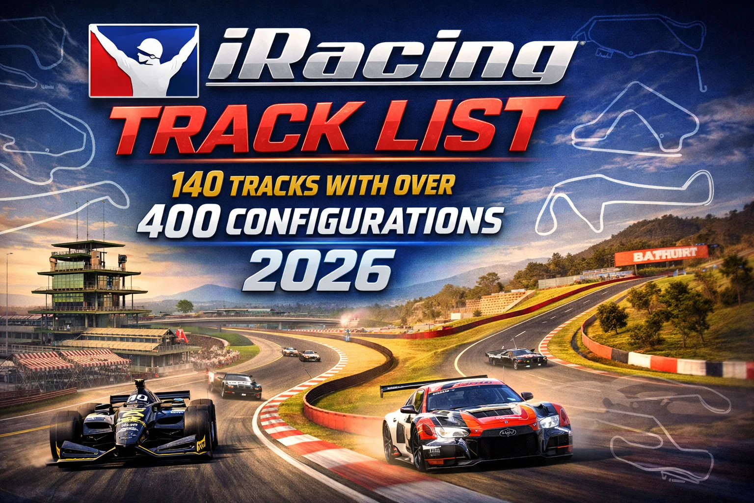 iRacing Track list