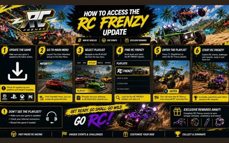 How to access the RC Frenzy Update